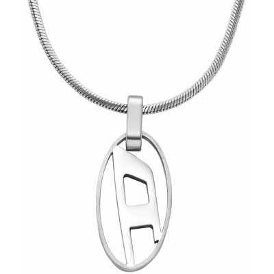 Diesel Oval D Logo pánský náhrdelník ocelový DX1342040 – Hledejceny.cz