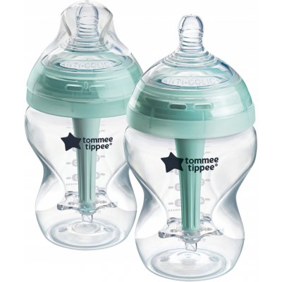 Tommee Tippee kojenecká láhev antikoliková Advanced tyrkysová 260 ml – Hledejceny.cz