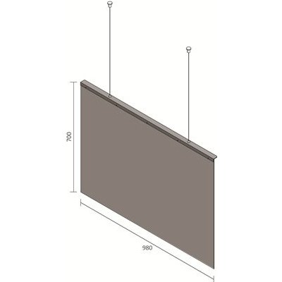 Elventa Plast Ochranná přepážka COVI I závěsná 980 mm x 700 mm x 5 mm – Hledejceny.cz