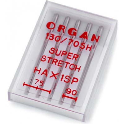 Jehly strojové Super Stretch 75,90 ORGAN – Zboží Mobilmania