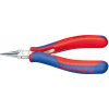 Kleště kulaté KNIPEX Electronics kleště 115 mm s kruhovými čelistmi 35 32 115