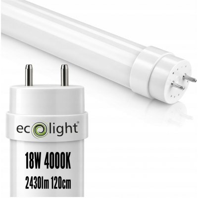 Berge LED trubice T8 18W 120cm high lumen 2340lm neutrální bílá – Zboží Živě