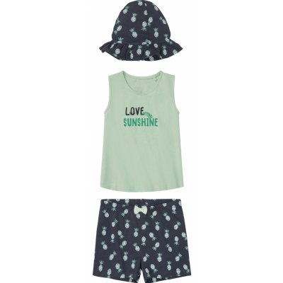 Lupilu dívčí souprava, 3dílná navy modrá / zelená – Sleviste.cz