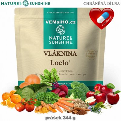 Nature’s Sunshine Loclo VLÁKNINA 344 g – Hledejceny.cz