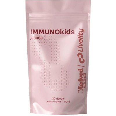 Medveď natural IMMUNO kids jahoda 128 g – Hledejceny.cz