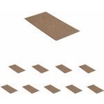 Walteco Filcové podložky 120x240mm, samolepicí, hnědé Množství: 5 ks , 85046BP1 – Sleviste.cz