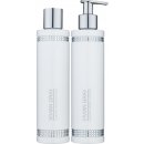 Vivian Gray tělové mléko + sprchový gel WHITE CRYSTALS 2 x 250 ml dárková sada