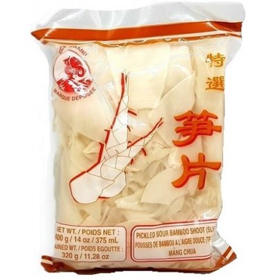 Cock brand Bambusové výhonky v kyselém nálevu krájené 400 g – Zbozi.Blesk.cz