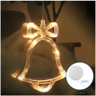 Aigostar B.V. Aigostar - LED Vánoční dekorace LED/3xAAA zvonek 18cm B10303K5T – Hledejceny.cz