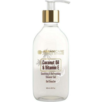 Arganicare Coconut Oil & Vitamin E zjemňující sprchový gel 500 ml