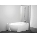 Ravak CVSK1 Rosa 140/150 R satin+Transparent, pravá 7QRM0U00Y1 – Zboží Mobilmania