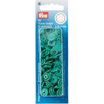 PRYM Plastové patentky "Color Snaps" kulaté, 12,4 mm, 30 ks, zelené – Sleviste.cz