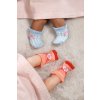 Výbavička pro panenky Baby Annabell Ponožky (2 páry) 43 cm modré oranžové