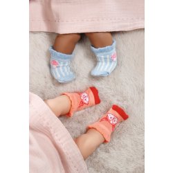 Baby Annabell Ponožky (2 páry) 43 cm modré oranžové
