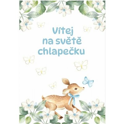 Přání k narození dítěte CTS88, Chlapeček – Zboží Dáma