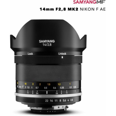 Samyang 14mm f/2.8 MK2 Nikon F-mount – Zbozi.Blesk.cz