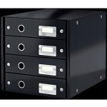 Leitz box Click & Store 4 zásuvky černý – Hledejceny.cz