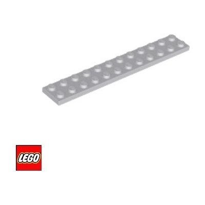LEGO® 2445 Podložka 2x12 Světle-Šedá – Zboží Mobilmania