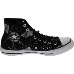 Converse Chuck Taylor All Star Cards Hi A06581/Black/White/Red
