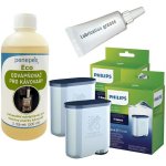 Philips AquaClean CA6903/10 2 ks + Penepex odvápňovač 500 ml + Saeco mazivo – Zboží Mobilmania