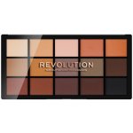 Makeup Revolution Re-Loaded paleta očních stínů Basic Mattes 15 x 1,1 g – Zboží Dáma