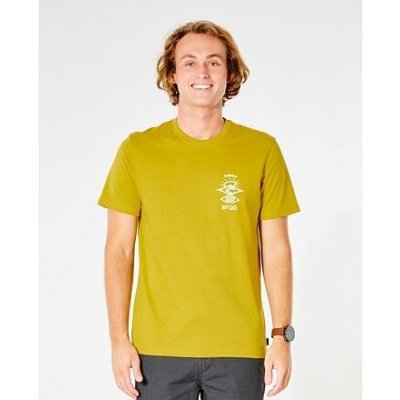 Rip Curl SEARCH ICON TEE Vintage yellow