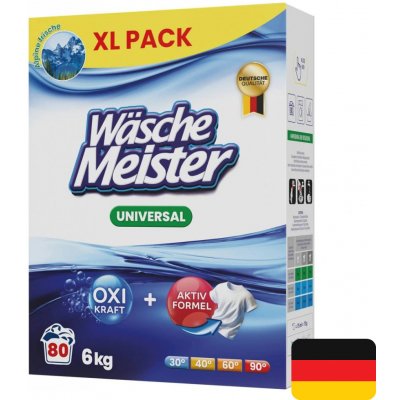 Wäsche meister Universal prací prášek 6 kg 80 PD – Zbozi.Blesk.cz