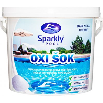Sparkly POOL Kyslíkový oxi šok 3 kg – Zboží Dáma