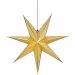 Markslöjd Hvězda GLITTER E14 6 W zlatá 75 x 75 x 23 cm – Hledejceny.cz