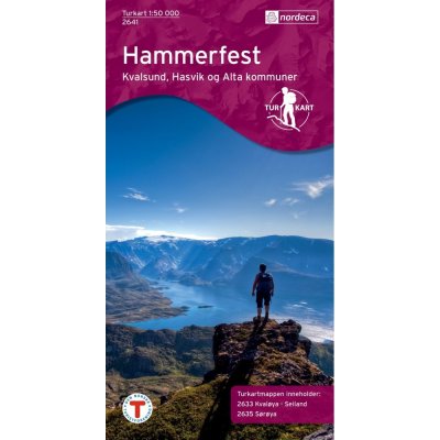 Turistická mapa Hammerfest Kvaloya + Soroya 1:50.000 - 2 mapy
