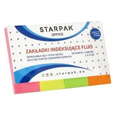 STARPAK Indexovací záložky 50x20 mm Neonové – Hledejceny.cz