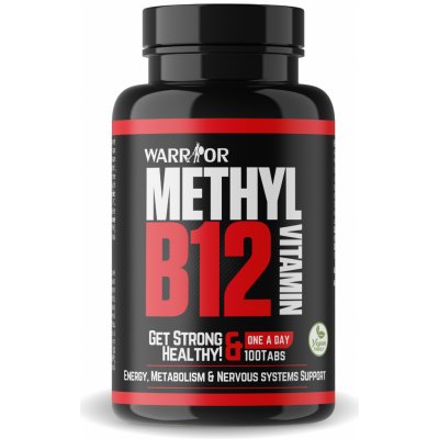 Warrior Methyl B12 vitamin 100 tablet – Hledejceny.cz
