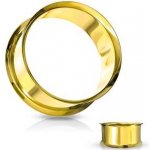 Šperky4U tunel do ucha zlacený TN01096GD-03 – Zboží Mobilmania