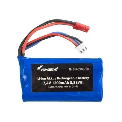 Amewi Aku Li-Ion 7,4V 1200mAh BEC pro 21087 21090 Trade e.K. – Zboží Dáma