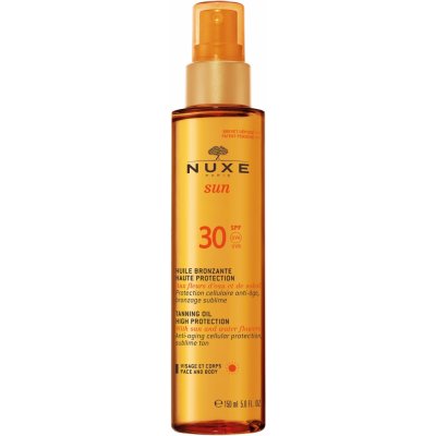 Nuxe Sun olej na opalování na obličej a tělo SPF30 150 ml