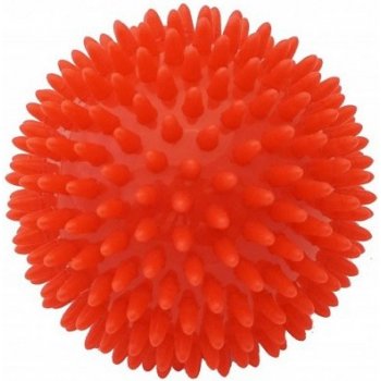 KineMAX Hedgehog Masážní míček ježek 9cm červený