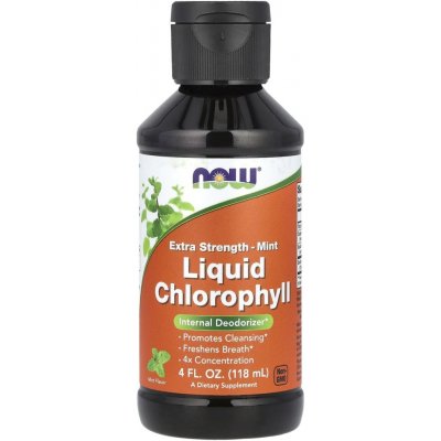 Now Foods Liquid Chlorophyll & Mint tekutý chlorofyl 118 ml – Hledejceny.cz