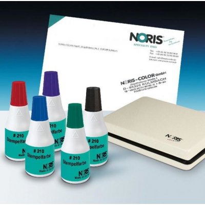 Noris Razítková barva na hladký papír černá 25 ml olejová – Zbozi.Blesk.cz