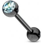 Šperky4U piercing do jazyka černý PJ01136-Q – Zboží Mobilmania