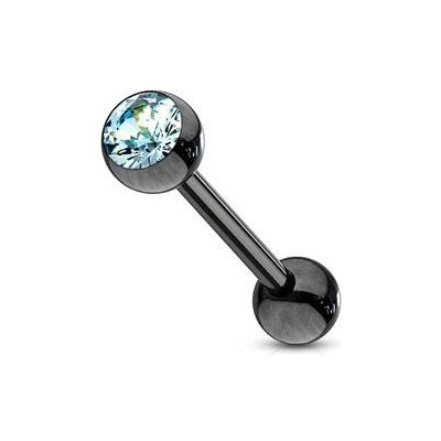 Šperky4U piercing do jazyka černý PJ01136-Q – Zboží Mobilmania