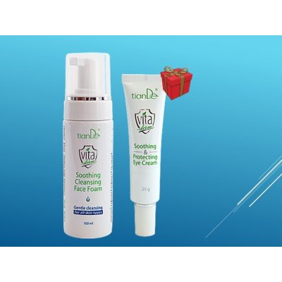 TianDe Vita Derm pleťová čistící pěna 160 ml – Sleviste.cz
