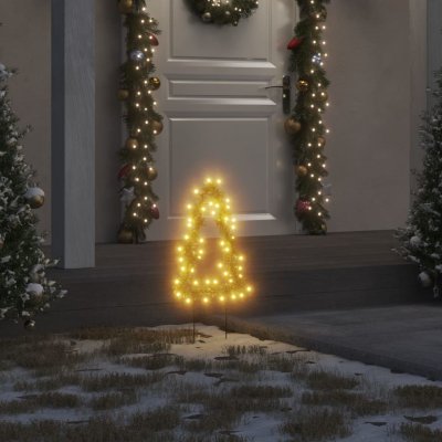 vidaXL Vánoční světelné dekorace s hroty 3ks Stromek 50 LED diod 30 cm – Hledejceny.cz