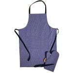 Sleep-well Grilovací set zástěra a chňapka denim – Hledejceny.cz