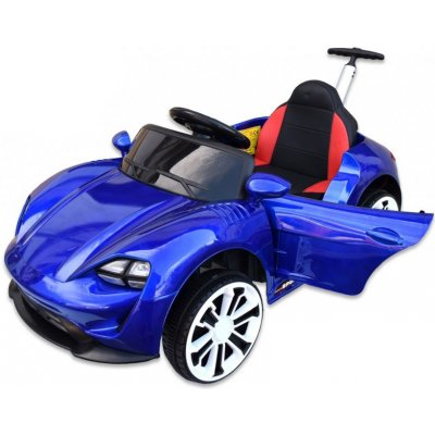 Neon Sport Dětské elektrické auto 4x4 s 2.4G dálkovým ovládáním vodící tyčí lakovaný modrý – Zbozi.Blesk.cz