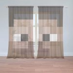 Sablio Záclony Blocks Obličej: 2ks 150x250cm – Hledejceny.cz