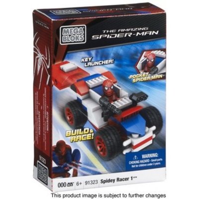 Mega Bloks Micro Spiderman závodní auta Set 6 ks – Zboží Dáma