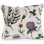 MKLuzkoviny.cz mikroplyš Exclusive Herbář světle šedý 40 x 40 cm – Zboží Mobilmania