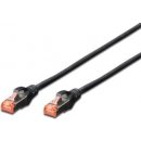 Digitus Patch Cable,S-FTP, CAT 6, AWG 27/7, LSOH, Měď, černý 2m