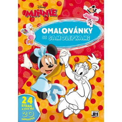 Minnie Omalovánky A4 se samolepkami – Zboží Mobilmania