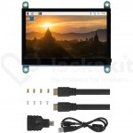 LaskaKit 4.3" 800x480 TFT displej pro Raspberry Pi, HDMI, kapacitní dotyk – Sleviste.cz